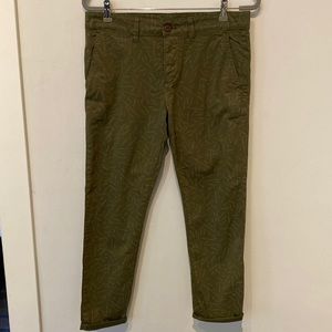 Asos patterned skinny chinos